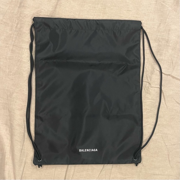 Balenciaga Nylon Drawstring Backpack - Picture 1 of 3